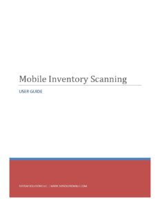 Mobile Inventory Scanning User Guide 1 pdf