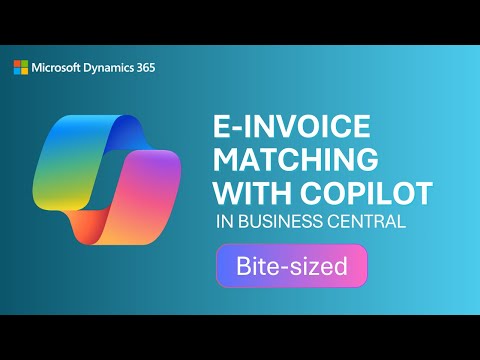 Watch AI Purchase Order Matching with Receipts in Microsoft Dynamics 365 Business Central