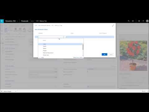 Watch Adding Item Attributes in Microsoft Dynamics 365 Business Central