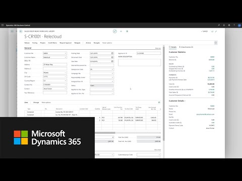 Watch Create and Apply a Credit Note in Microsoft Dynamics 365 Business Central