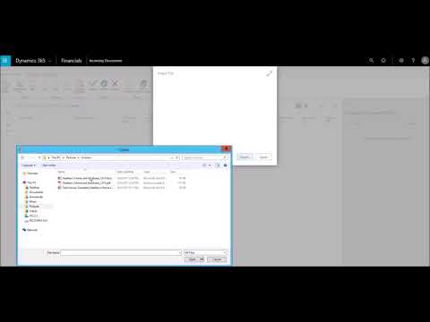 Watch Electronic OCR Vendor Invoice in Microsoft Dynamics 365 Business Central