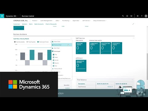 Watch Introduction to Getting Around in Microsoft Dynamics 365 Business Central