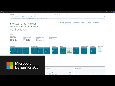 Watch Reconcile Customer Payments in Microsoft Dynamics 365 Business Central
