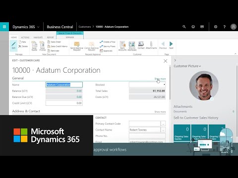 Watch Setting Up Approval Workflows in Microsoft Dynamics 365 Business Central