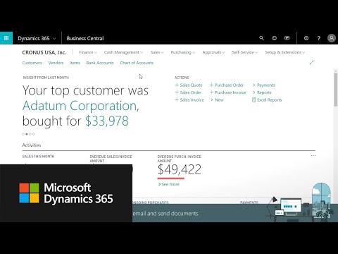 Watch Setting Up Email Sending Documents in Microsoft Dynamics 365 Business Central