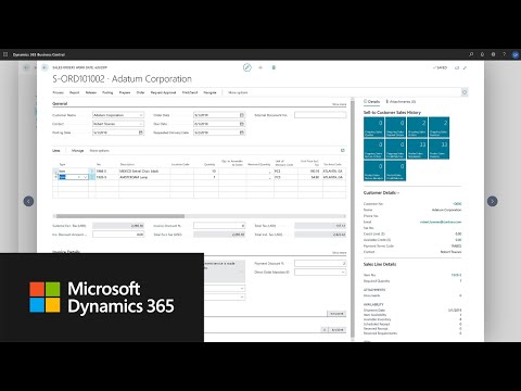 Watch Special Orders in Microsoft Dynamics 365 Business Central