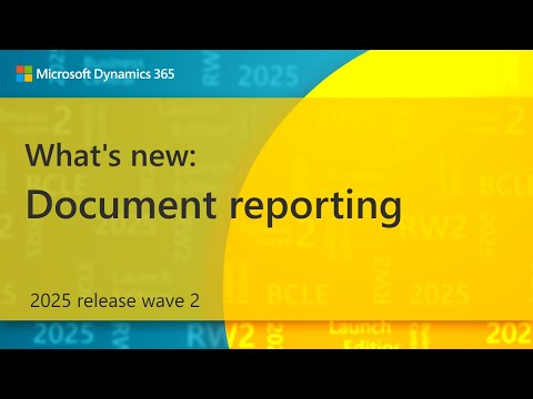 Document reporting update announcement 2025